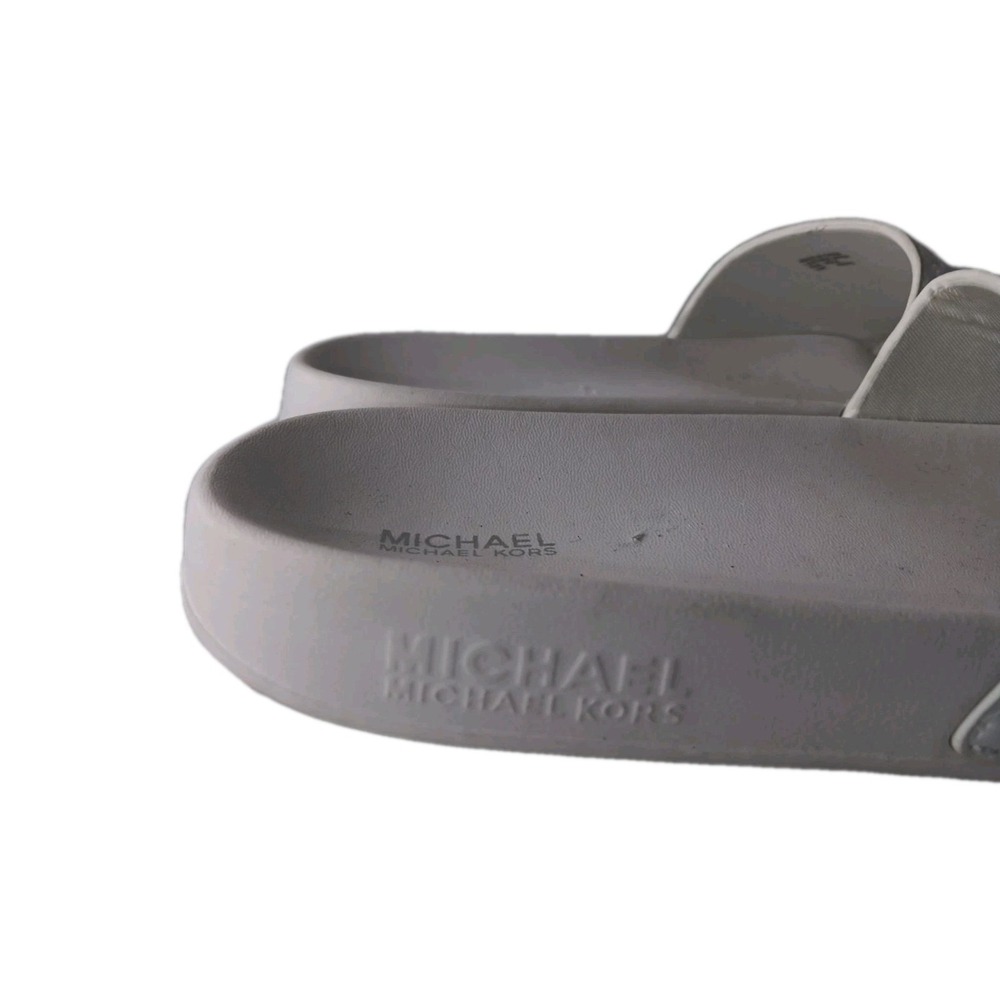 MICHAEL Michael Kors Women's Rainbow Pool Slides‎ Multicolor Slip On sz 10 - Picture 5 of 11